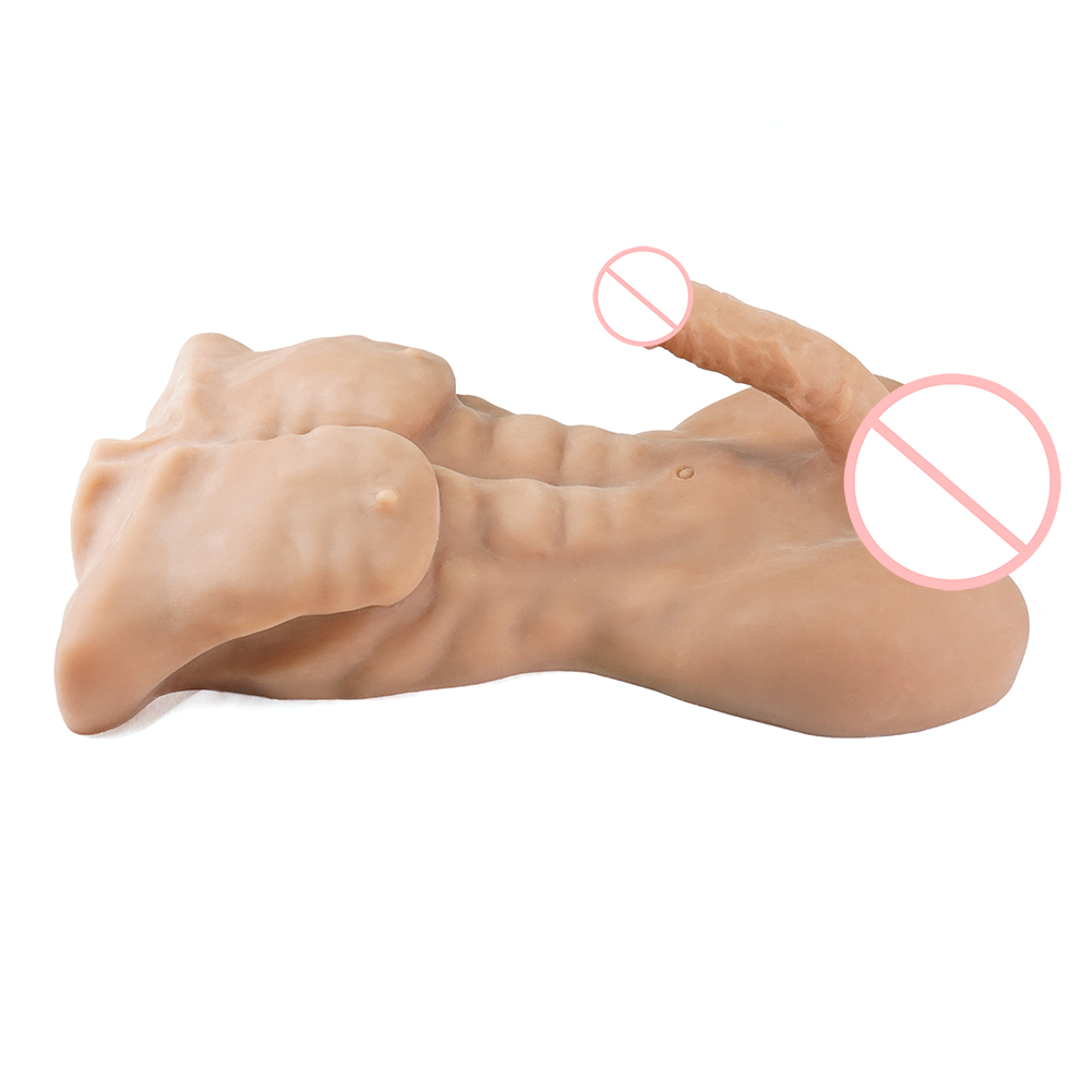 Sexbay Customized Weight Adult Sex Toy 5.6KG Muscle Man Torso Realistic Penis Masturbator Half Body Sex Doll For Women Gay