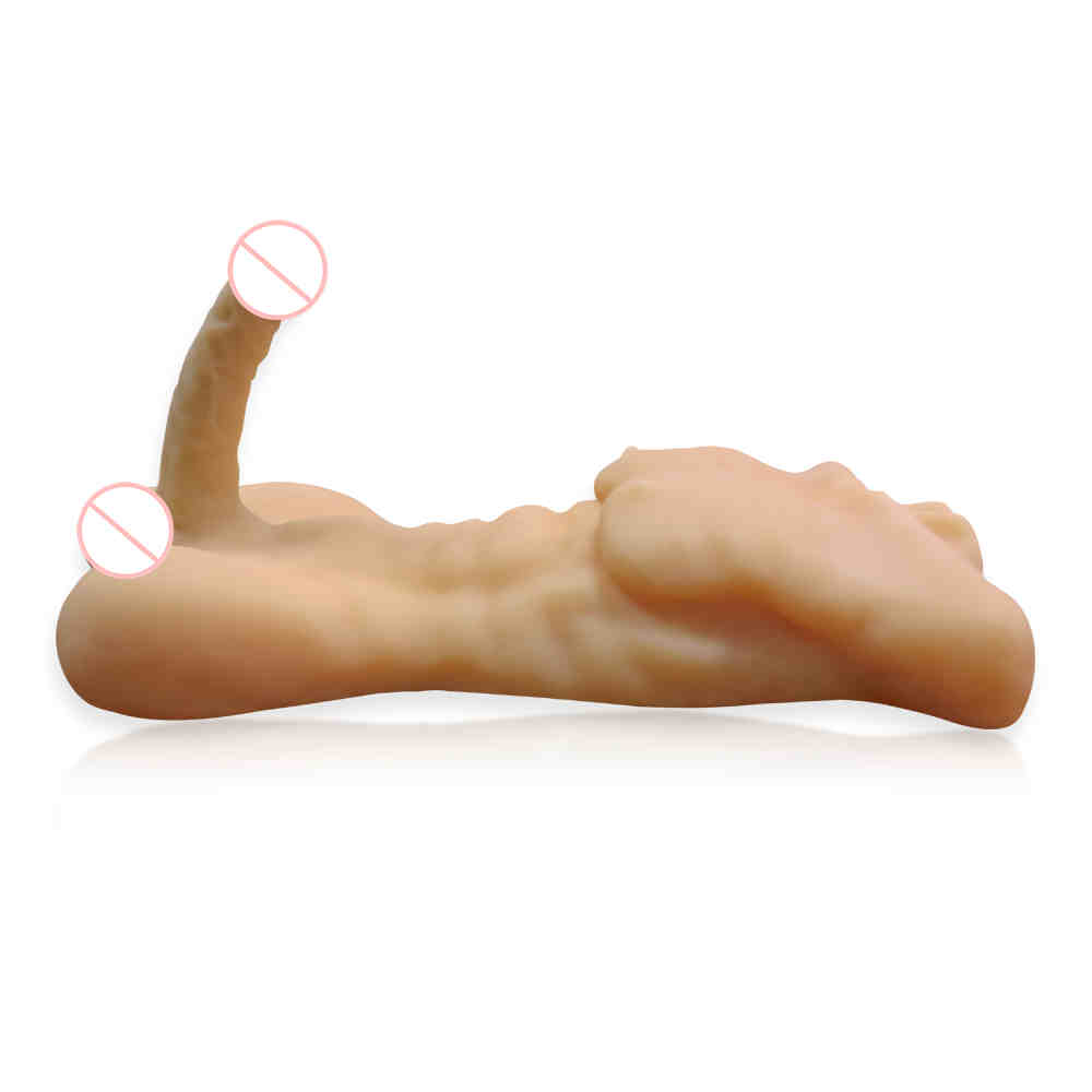 Sexbay Customized Size Half-Body Penis Male Gay Sex Toy Penis Passion Toy Silicone Realistic Masturbator Adult Sex Dolls