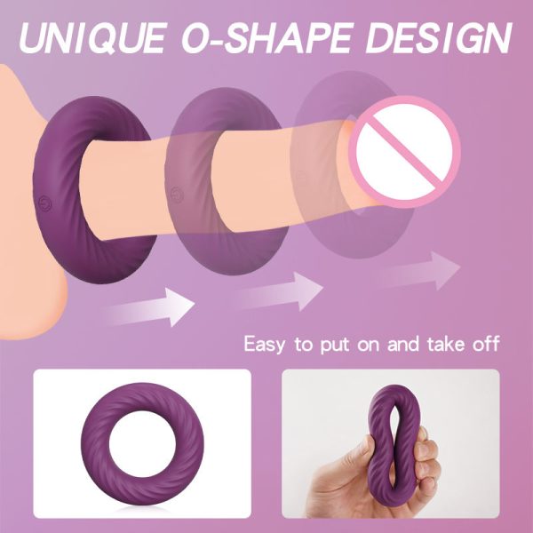 Sexbay Gay Toy Fully Encapsulated Pure Electric Locking Precision Ring For Man - Image 2