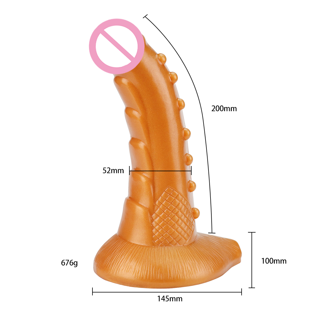 Realistic Man Dildo With Strong Suction Cup Particles Silicone Penis  for Female