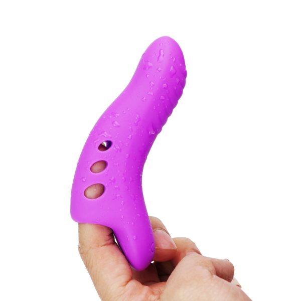 Sexbay OEM ODM Clitoris Massager Adult Silicone Finger Sleeve Vibration Sex Toys Stimulator G Spot Finger Vibrator For Women - Image 2