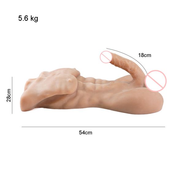 Sexbay Customized Weight Adult Sex Toy 5.6KG Muscle Man Torso Realistic Penis Masturbator Half Body Sex Doll For Women Gay - Image 4