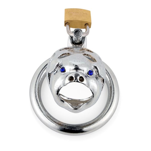 Sexbay Zodiac Pig Shaped Chastity Cage Metal Penis Male Cock Lock Bondage Device - Image 6