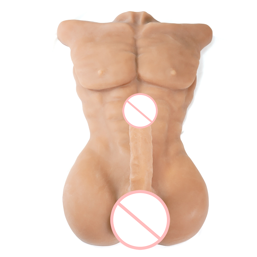 Sexbay Customized Weight Adult Sex Toy 5.6KG Muscle Man Torso Realistic Penis Masturbator Half Body Sex Doll For Women Gay