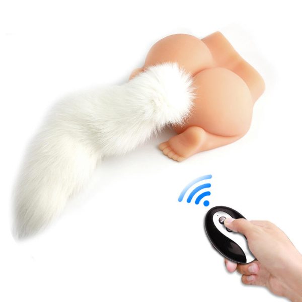 Sexbay Colorful Led Light Luminous Cosplay Fetish Butt Anus Plugs Silicone Metal Faux Fox Tail Anal Plug Sex Toy For couple toys - Image 6