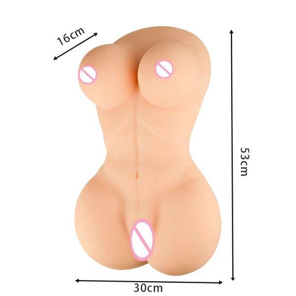 Sexbey Adult Sex Toys Realistic Silicon Full Male Half Body Pussy Sex Dolls For Men Masturbating - Image 7