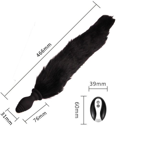Sexbay Colorful Led Light Luminous Cosplay Fetish Butt Anus Plugs Silicone Metal Faux Fox Tail Anal Plug Sex Toy For couple toys - Image 7